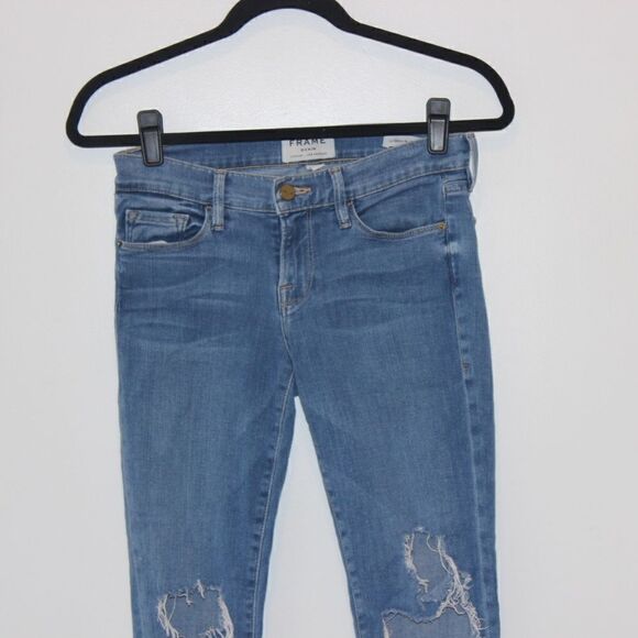 FRAME Le Skinny Le Jeanne Jean Women Size 26 - Picture 3 of 14